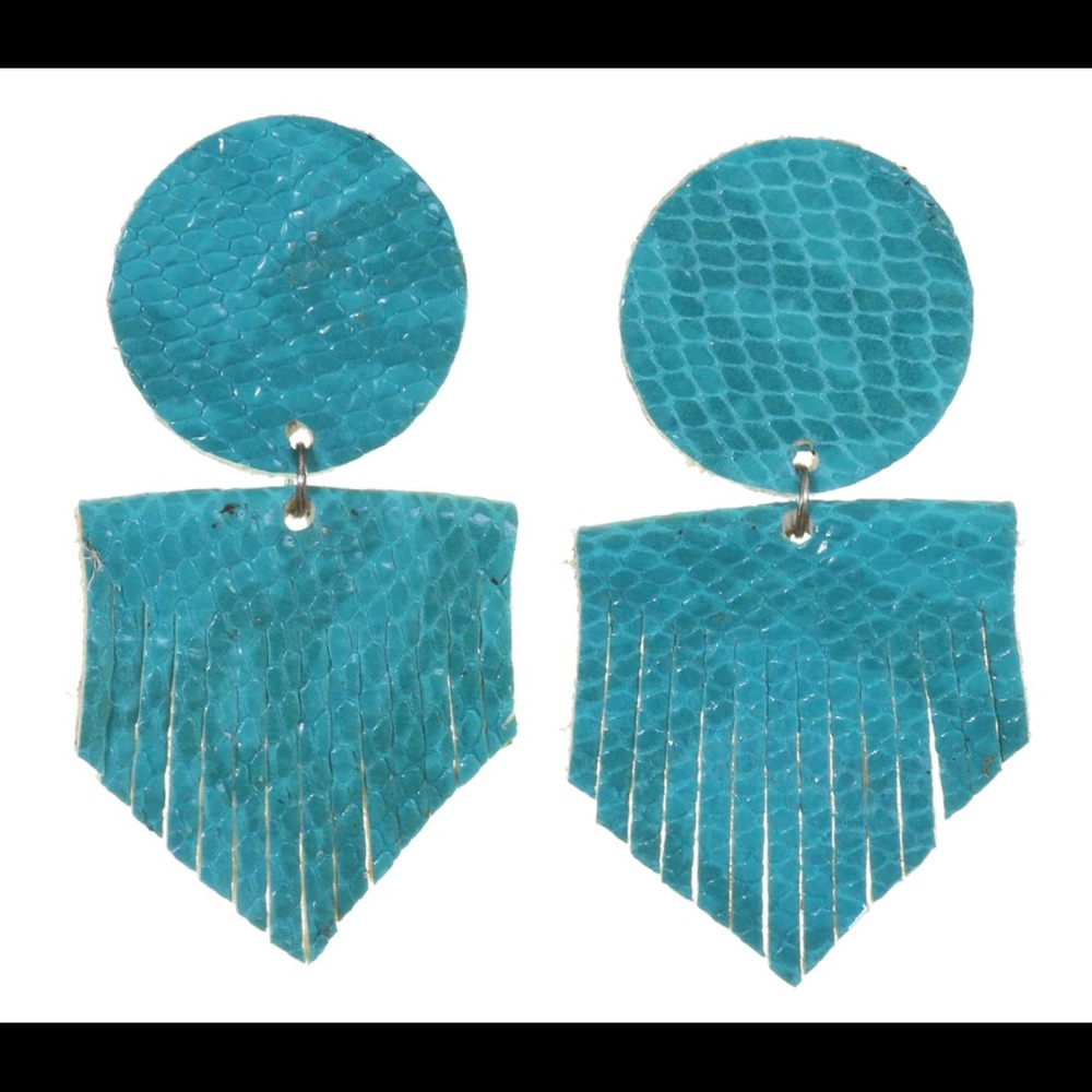 Vestige by Double J Vestige Turquoise Fringe Earrings